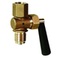 Pressure gauge valve Type 1342 brass internal/external thread